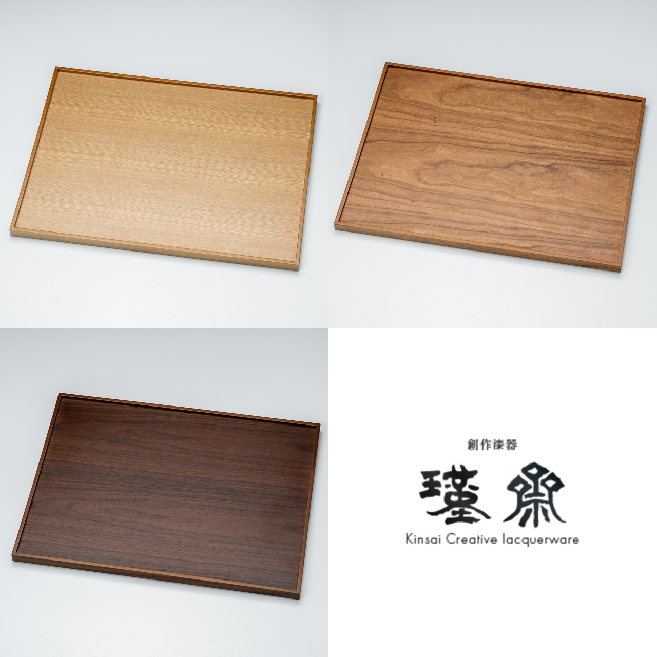 両面膳 ナチュラル【サイズ：32.0cm x 42.5cmx高さ1.5cm