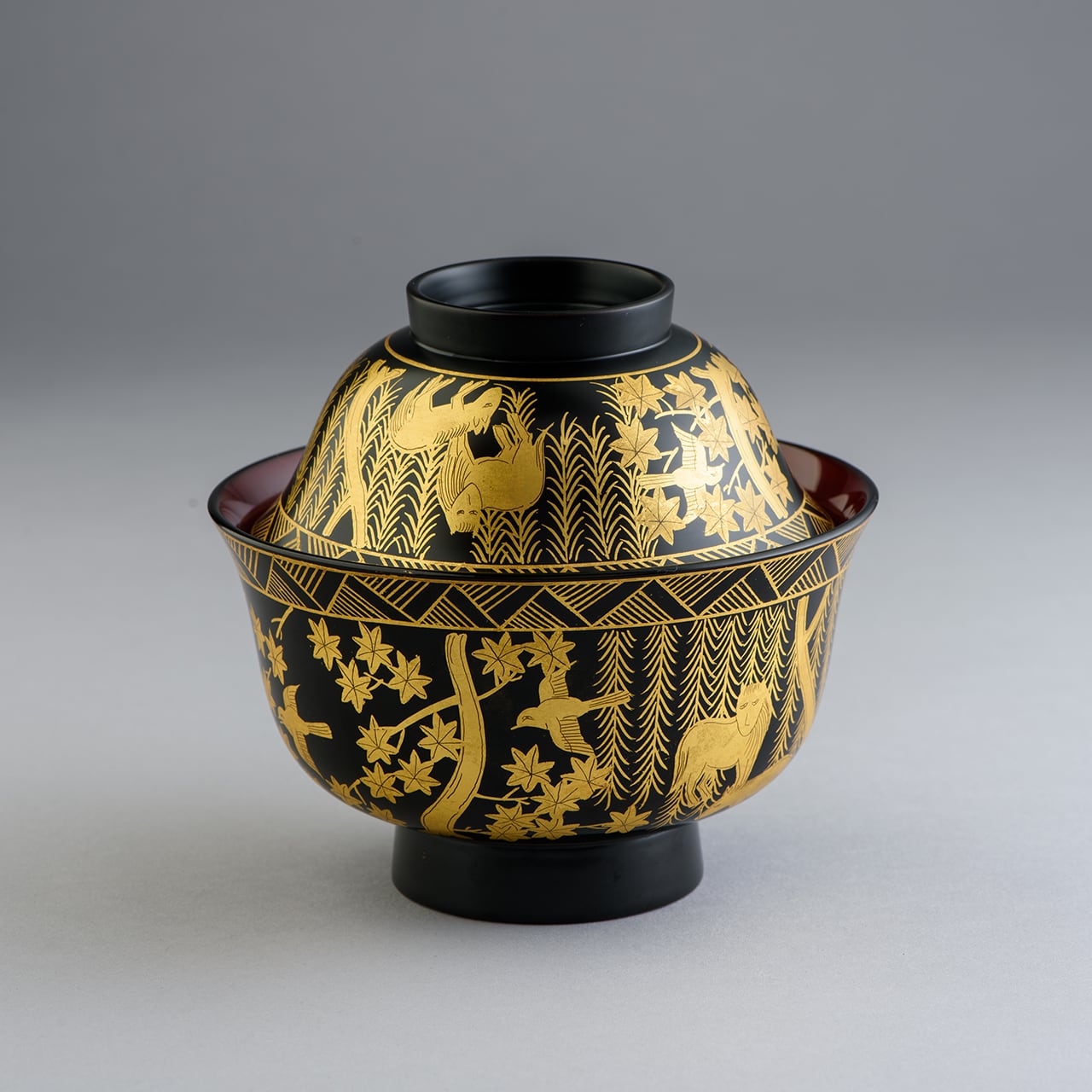 乾漆銀地　蓋つき煮物椀 乾漆銀地 蓋つき煮物椀 乾漆銀地 蓋つき煮物椀 乾漆銀