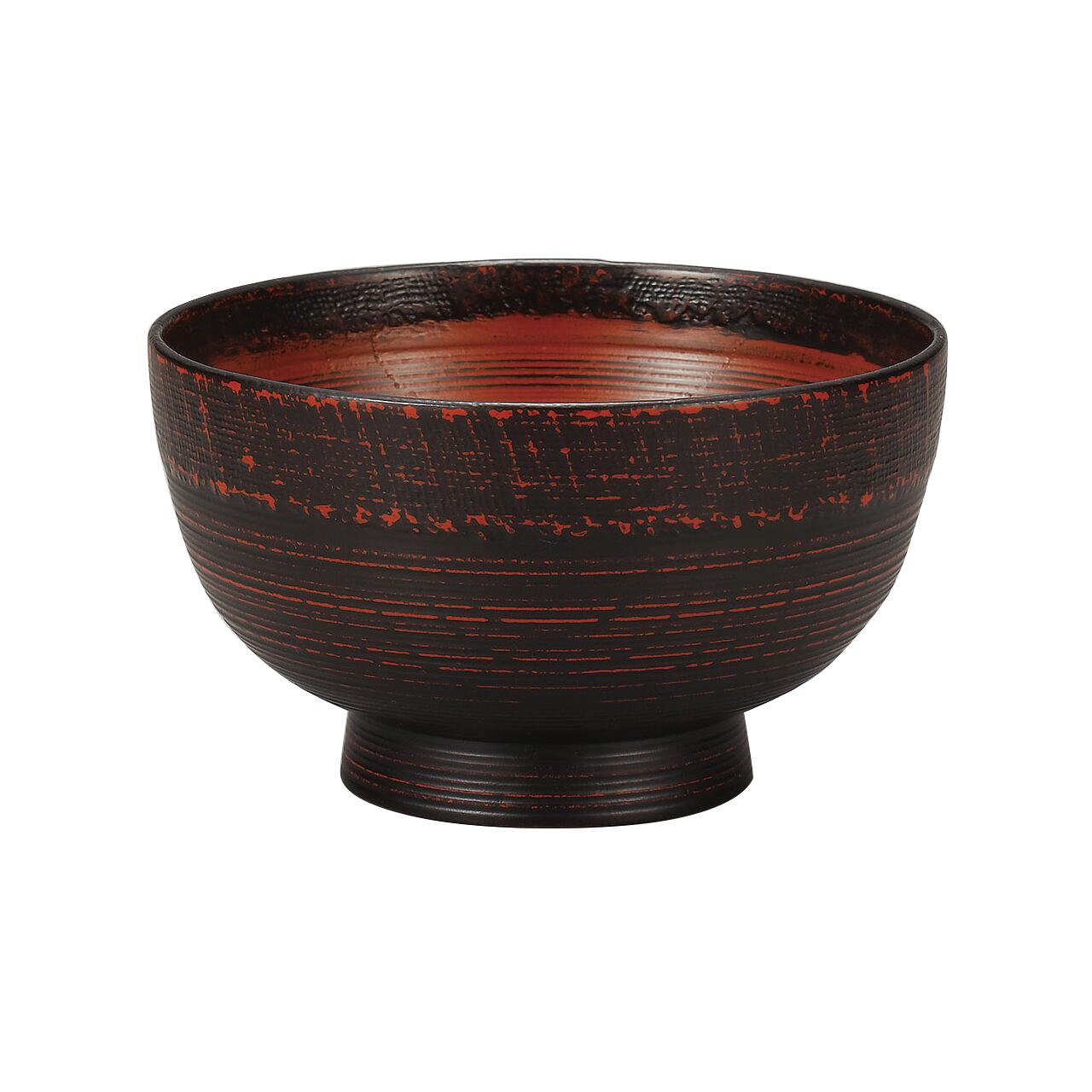 汁椀 縁布 曙内根来塗 1個【サイズ：直径11.5cm 高さ7.0cm】 | 有限